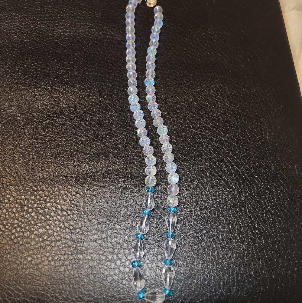 Crystal and Blue necklace